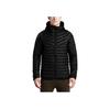 Nike Solid Color Logo Letter Hooded Long Sleeve Quilted Down Jacket Men Outerwear Black 943373-010