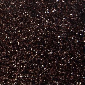 Tissu thermocollant - Ki-Sign - Noir - 15x20 cm - Paillettes - Idéal pour customisations