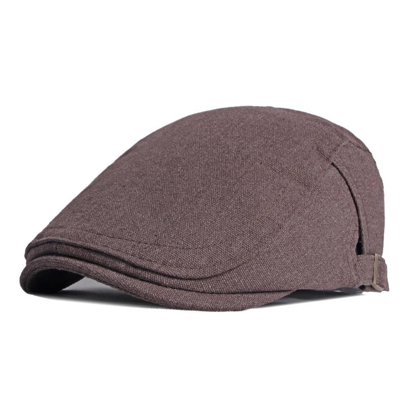Bavlněný klobouk Pánský baret Jaro Podzim Britské Retro Newsboy Kšiltovky pro muže Klobouk Ivy Plochá kšiltovka Gatsby Painters Klobouky Gorro Hombre Boina