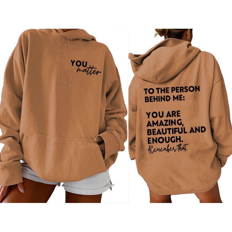 2023 Толстовка с капюшоном для мужчин и женщин с буквенным принтом большого размера, толстовки высокого качества в стиле хип-хоп, уличная одежда, винтажный женский пуловер, уличная одежда 3XL темный кофе