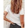Travel Pattern Printed T-Shirt, Spring/Summer Casual Round Neck Short Sleeved Top Women'S Clothing, Fashionable Painted Clothing