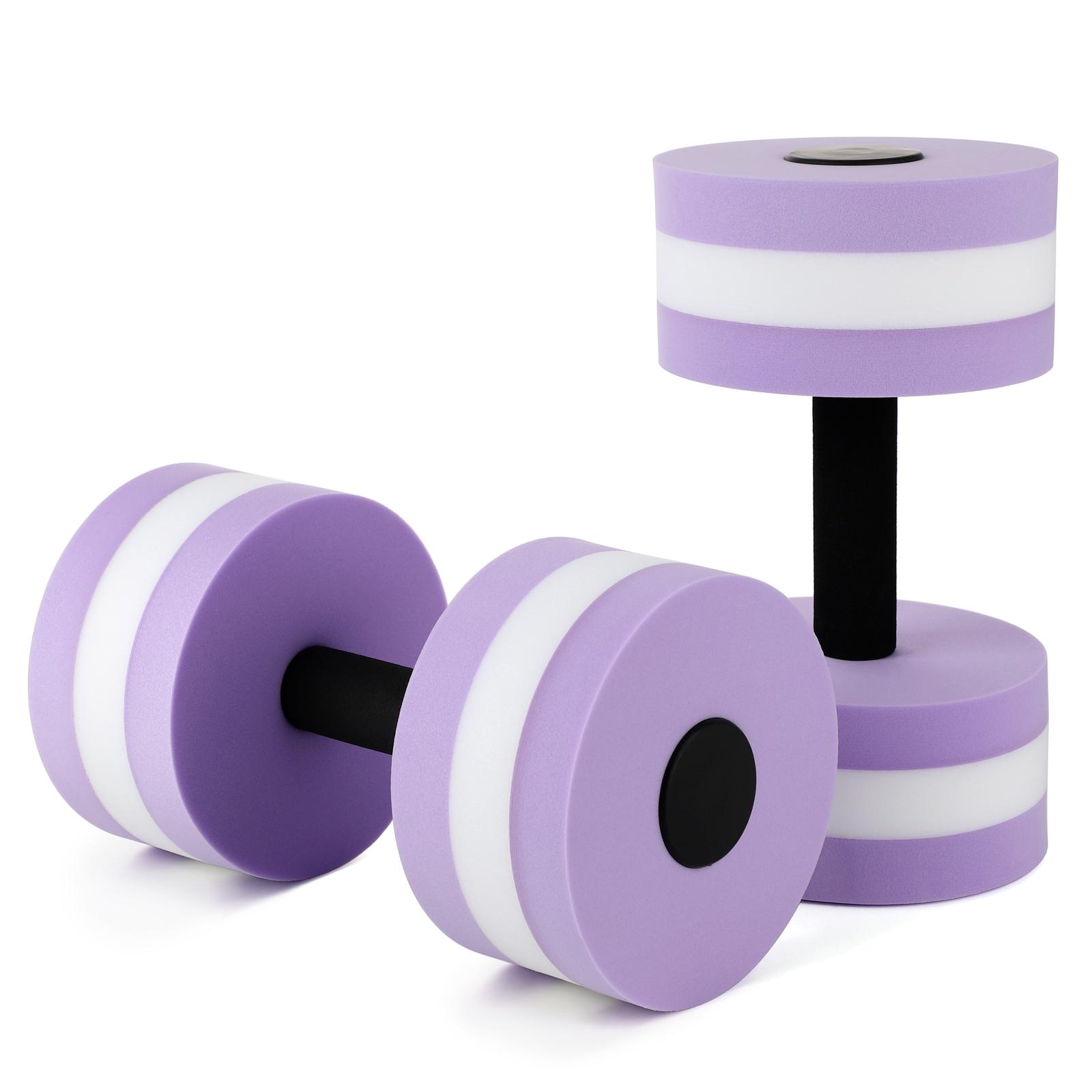 

Гантели для плавания в воде EVA, йога, спорт, гантели из пены для воды, фитнес-инструменты фиолетовый