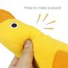 Quacky Delight Interactive Dog Snack Dispenser Squeak Toy for Puppy Training Mental Stimulation Durable Chew Resistant Easy To