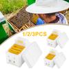 1/2/3pcs Beehive Beekeeping King Box Foam Home Bee Hive Pollination Boxes Harvest Bee Hive Beekeeper Mating Accessories