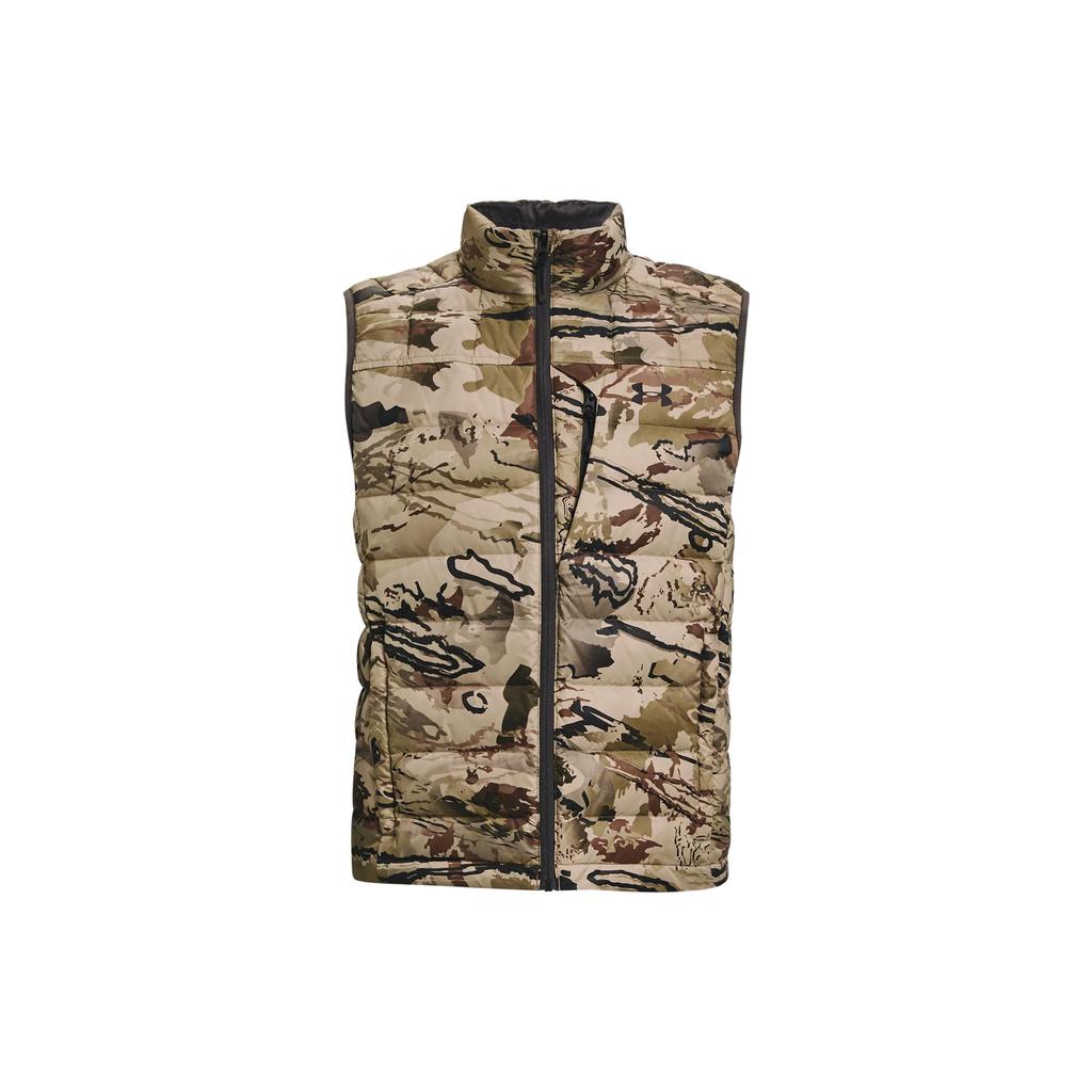 Under Armour Ua Storm Ridge Reaper Camouflage-Print Atmungsaktive Weste mit Reißverschlusskragen für Herren Westen 1372596-989