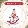 Christmas Nutcracker Decoration Tabletop Ornament Wooden Nutcracker Figurine