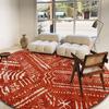 Moroccan Style Living Room Decoration Round Carpet Large Area Rugs for Bedroom Home Rocking Chair Floor Mat Washable Lounge Rug