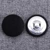 10x Fabric Cloth Covered Buttons Round Buttons Shank Buttons Sewing for Jackets Clothes Coats Formal Dress Garment Accessories