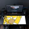 Homer Simpson Art Mouse Pad, Large Gaming Desk Mat, Non-slip XXL Mousepad for Laptop & Tablet, Mini PC Playmat with Stitched Edges