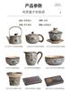 2026 Luxury Blue and White Ru Kiln Kung Fu Tea Set – Premium Ceramic Teapot & Cups for Elegant Home Use