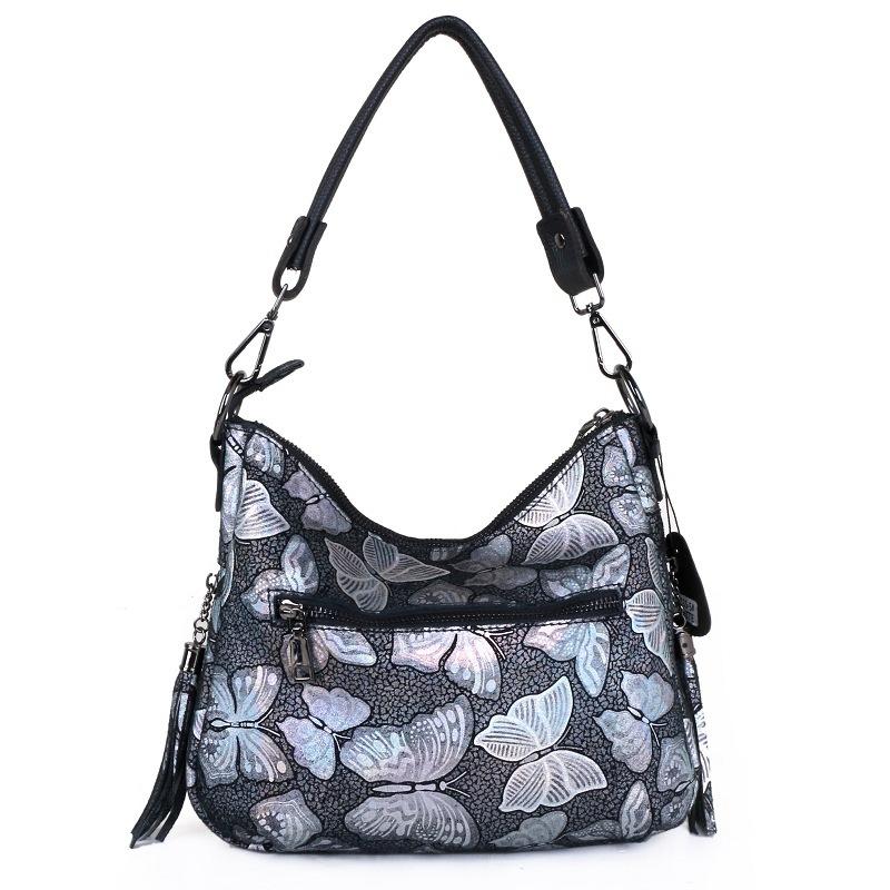 Women'S Bag Bag Women'S Butterfly Printed Bag Large Capacity Shoulder Messenger Bag Handbag