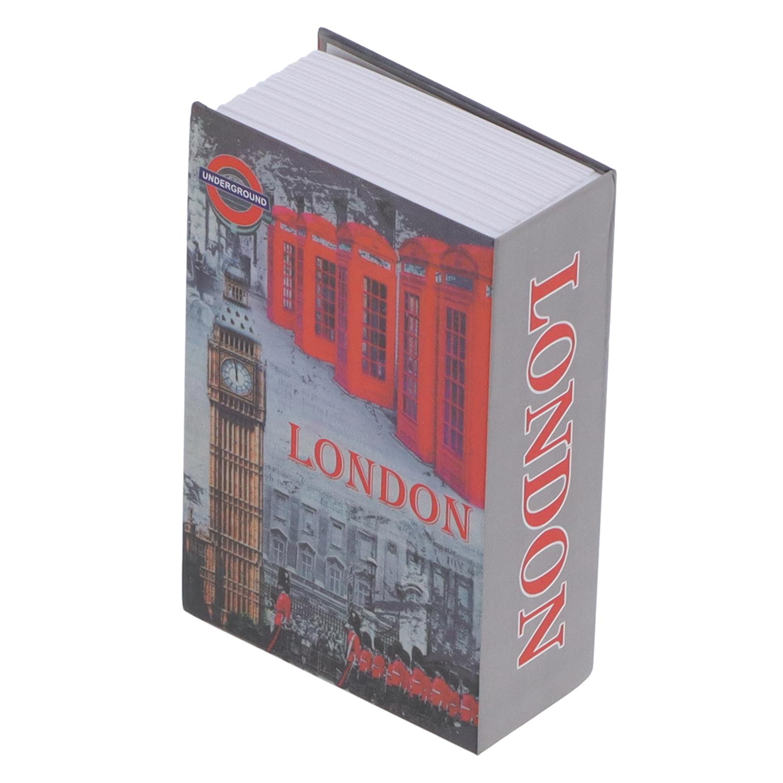 

Инновационный книжный сейф, портативный сейф в форме книги, безопасный ящик для хранения денег