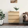 Chest of Drawers, Sonoma Oak, 60X35X70 Cm, Wood-based Material