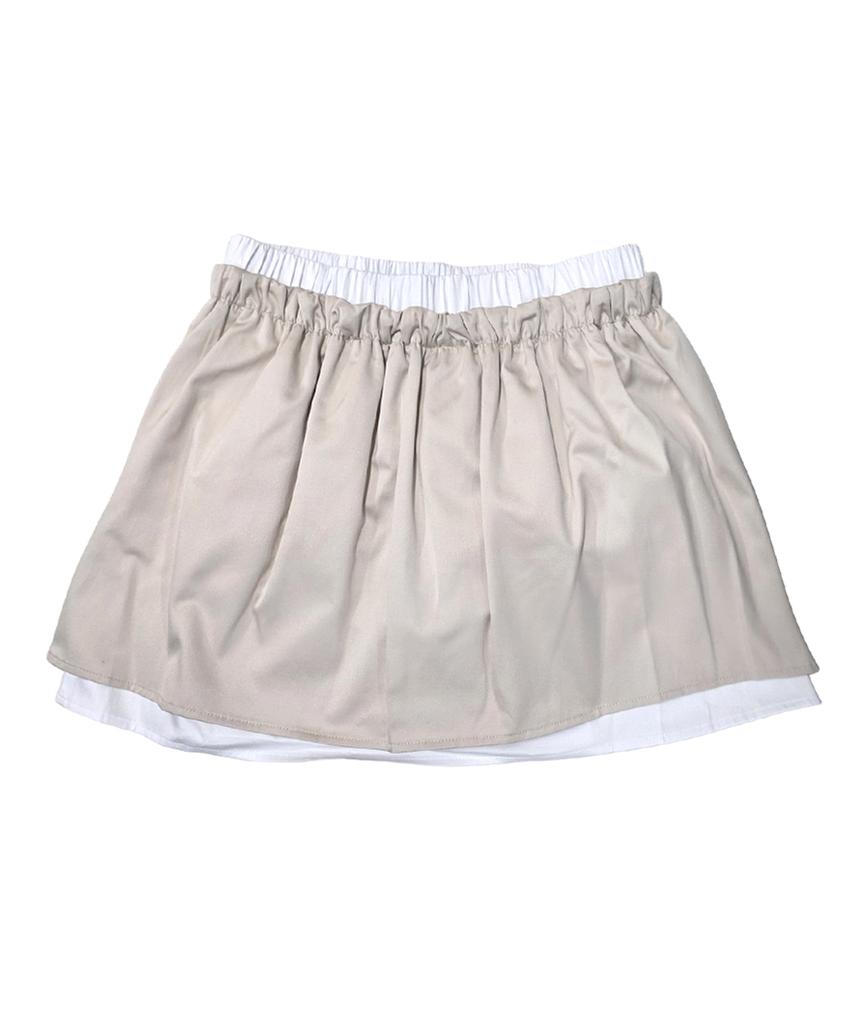 Soipeuyukaen Pleated Beige Skirt