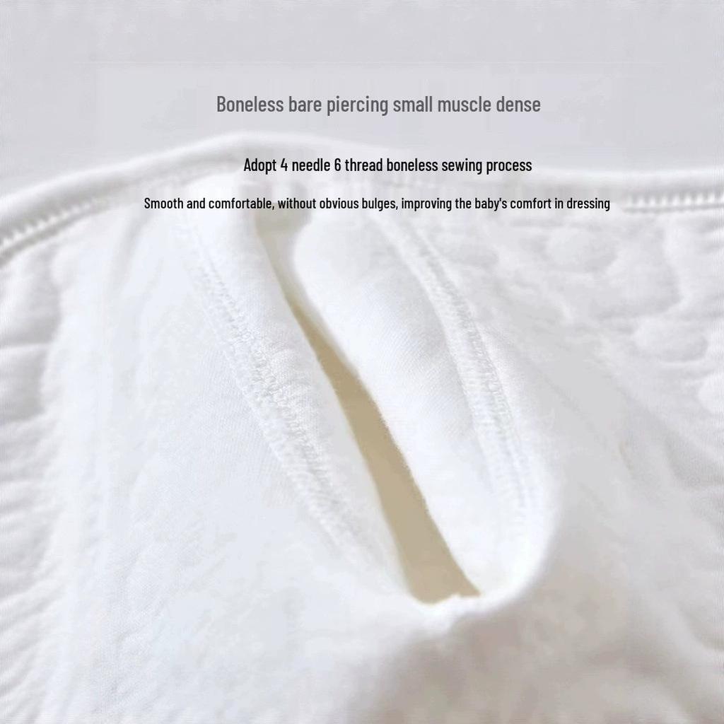 A-Class Pure Cotton Baby Jumpsuit - Warm, Long Sleeve Romper for Autumn/Winter for Newborns