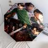 Attack Titan Automatic Umbrella - Suitable Travel Outdoor Portable Umbrella Birthday Gift Daily Essentials