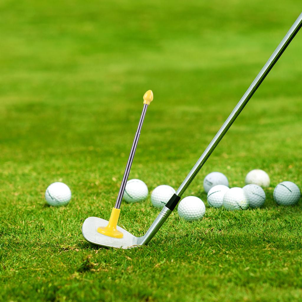 Magnetic Golf Club Alignment Stick 16-26.5cm Golf Alignment Aid Stainless Steel for Improve Golfs Clubface Aim