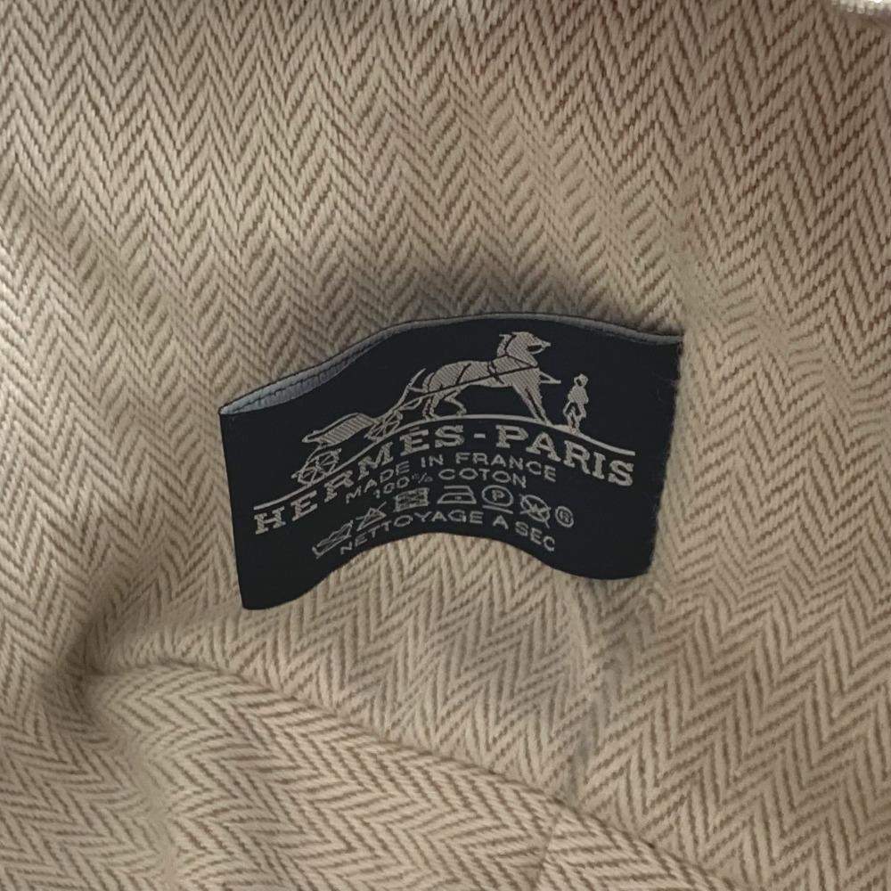 HERMES Brida Black PM Pouch bag vanity bag Hand Bag Canvas hibiscus pink