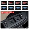 10/20 шт. Наклейка з логотипом на консоль автомобіля 3D значки з епоксидної смоли Аксесуар для ST RS STRACING Focus Kuga Mustang MAX Transit Mondeo