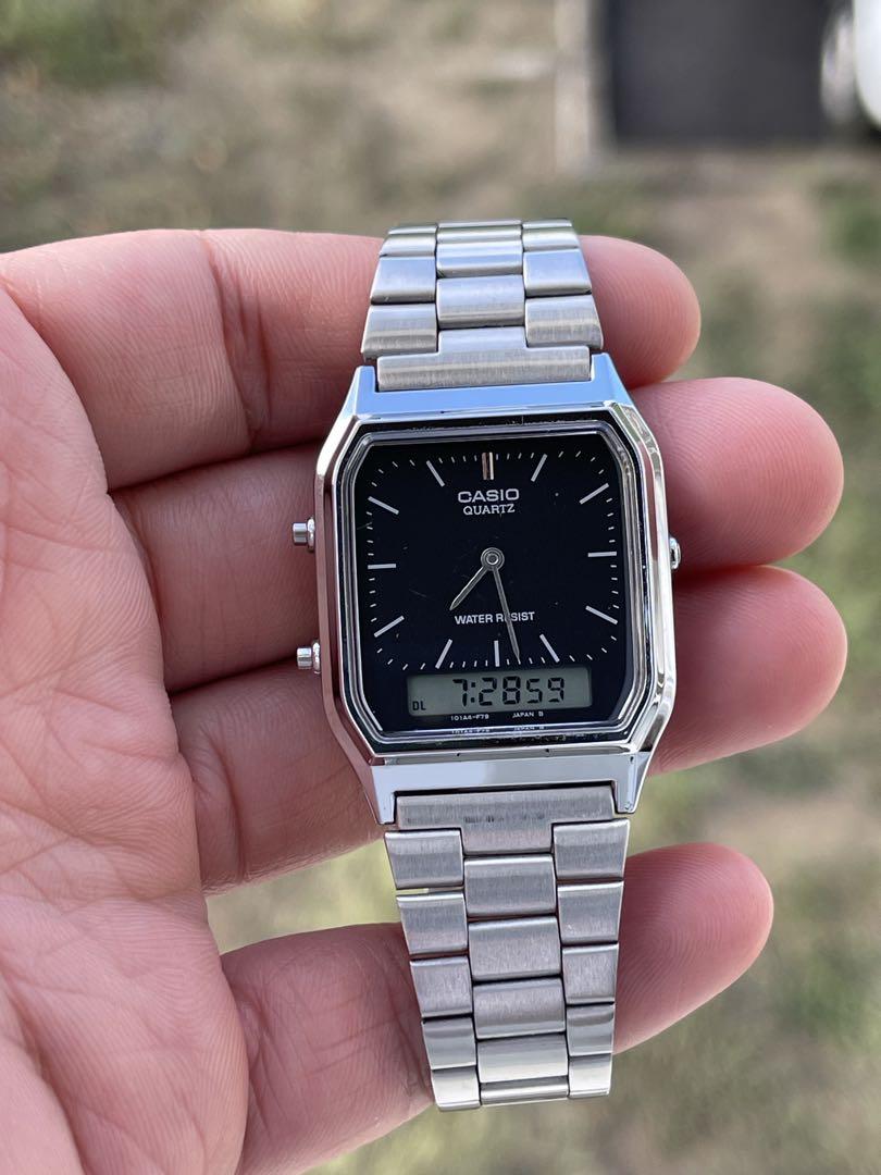 

[USED] CASIO Quartz Black Dial Watch