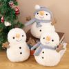Winter new snowman plush toy cute Christmas gift children accompany doll activity gift