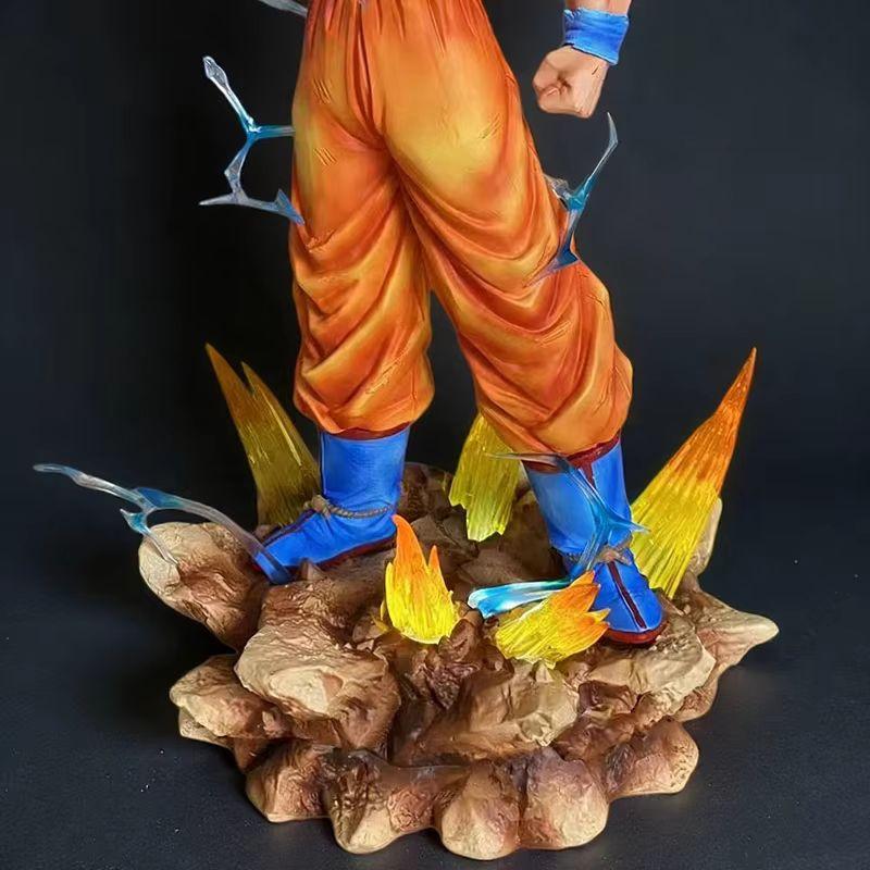 34cm Jj Infinite Super 2 Son Goku Anime Figure Dragon Ball Model Decorative Pang Garage Kit Pvc Statue Children Dolls Toys Gifts