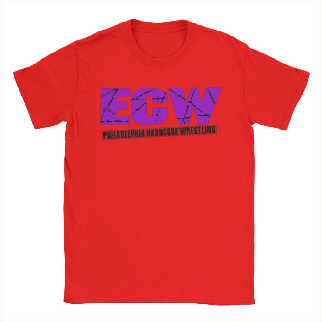 Ecw Hardcore Wrestling TShirt Summer Cotton TShirts For Unisex Harajuku Pattern Tee Shirt ShortSleeve Streetwear Top Tees