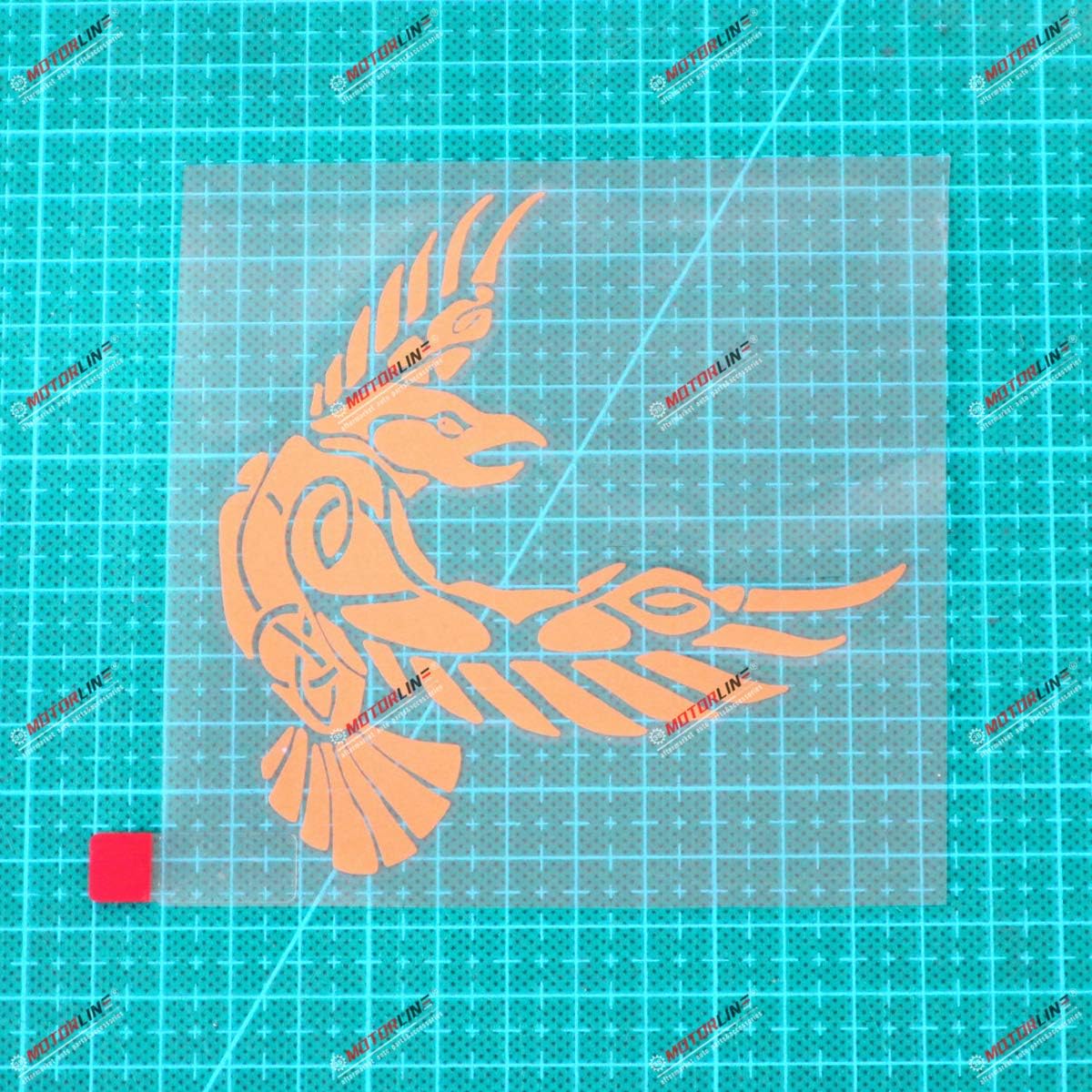 Odin Raven Decal Sticker Vinyl Viking Norse Nord Celtic Knot - Gold 4 Inches - for Car Boat Laptop 01291