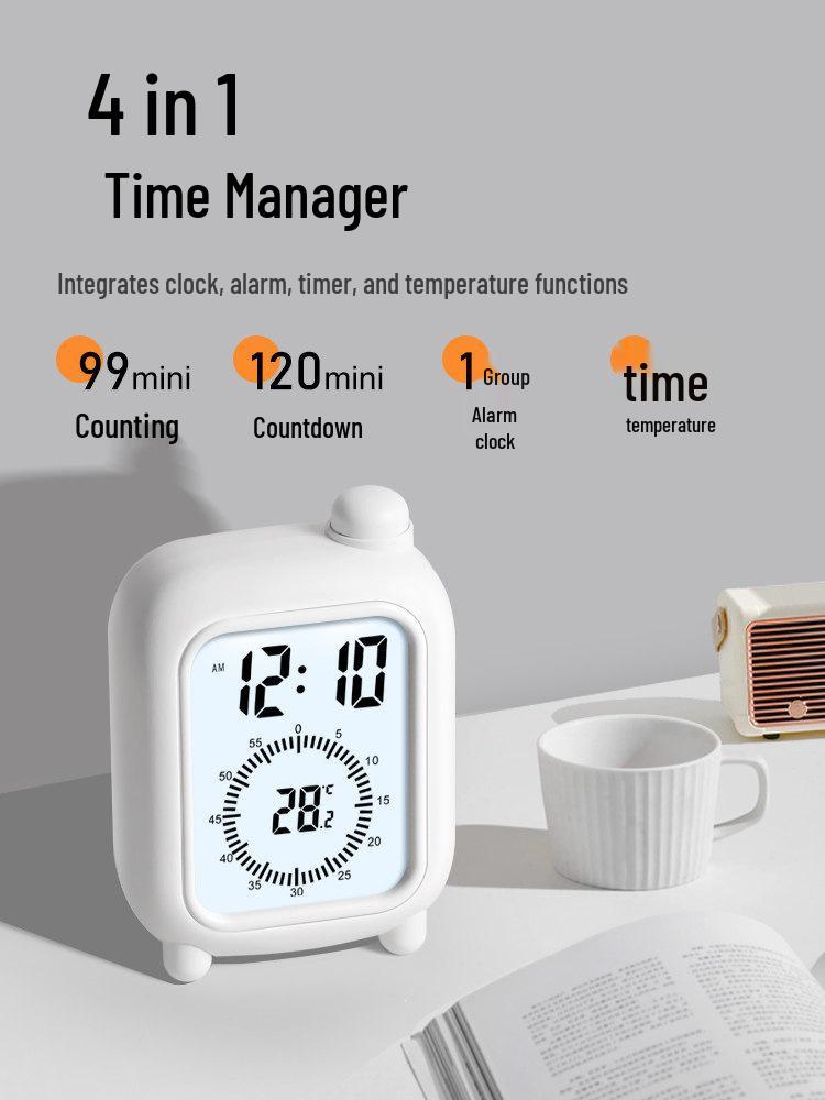 Timer Visivo e Sveglia per Bambini: Un Gestore del Tempo per l'Autodisciplina e l'Apprendimento