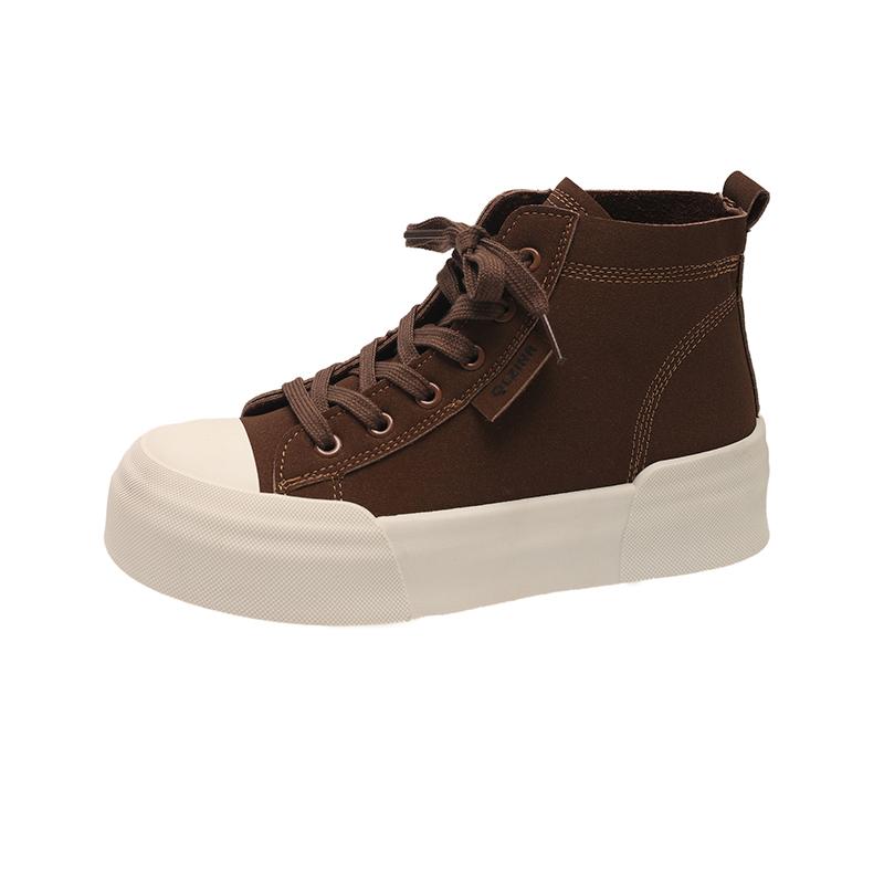 

Модные туфли на плоской подошве с леопардовым принтом, женская спортивная обувь, трендовые дизайнерские повседневные спортивные туфли, осенние новые высокие кроссовки для ходьбы на платформе 40 коричневый