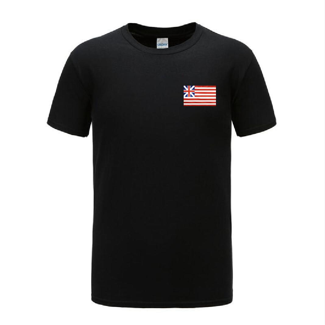 

men t shirt male cool Grand Union Flag 3XL чорний