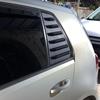 2PCS Car Rear Window Shutter Cover Trim Window Louver Side Vent Trim For GOLF 7 GOLF 7.5 MK7/7.5 GTI GTD R MODELS Accessories