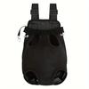 Versatile Voyage, Breathable Mesh Pet Backpack for Small Dogs & Cats - Portable, Zippered Carrier with Comfort Shoulder Straps