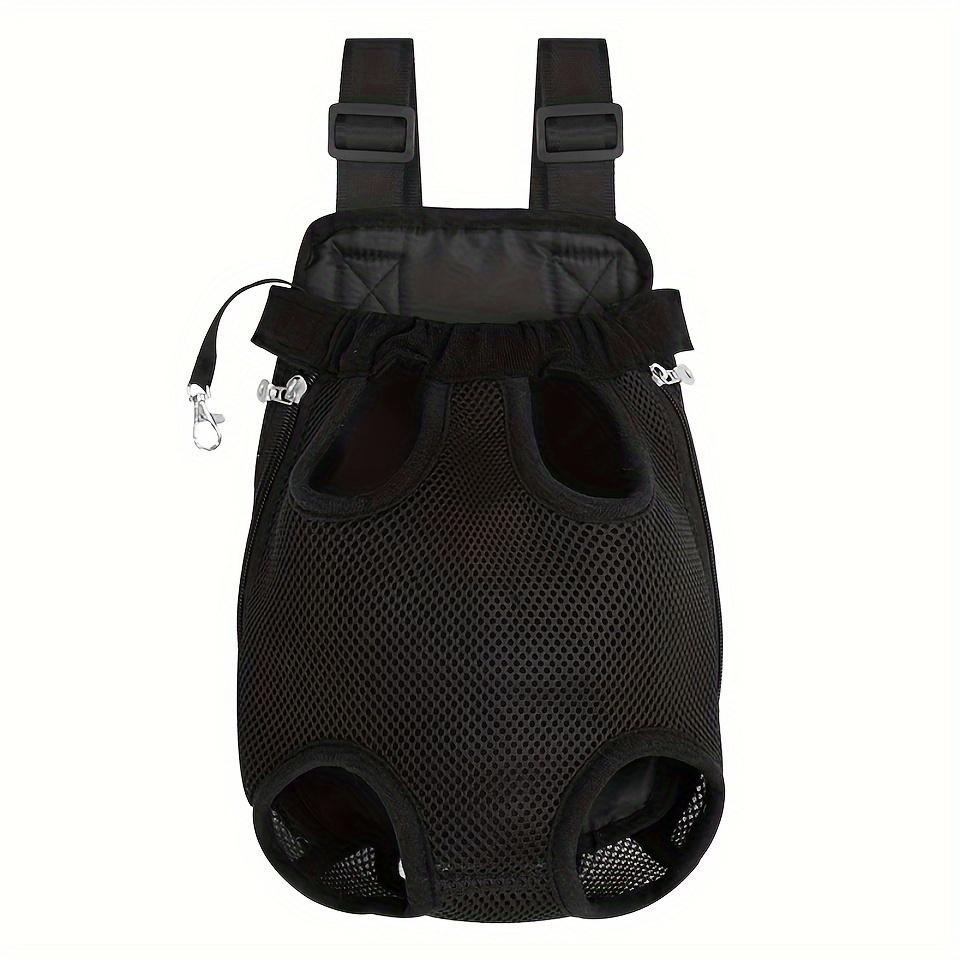 Versatile Voyage, Breathable Mesh Pet Backpack for Small Dogs & Cats - Portable, Zippered Carrier with Comfort Shoulder Straps
