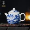 Jingdezhen Hand-painted Blue & White Porcelain Teapot