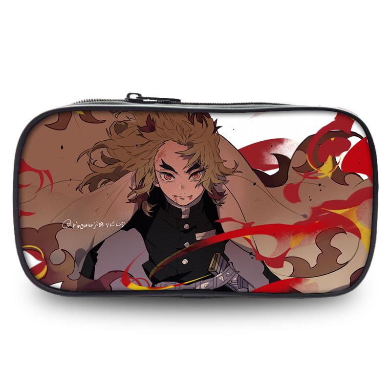 

Slayer Demon Student Pencil Case Oxford Cloth Cute Pen Bag Anime Supplies School StyleD