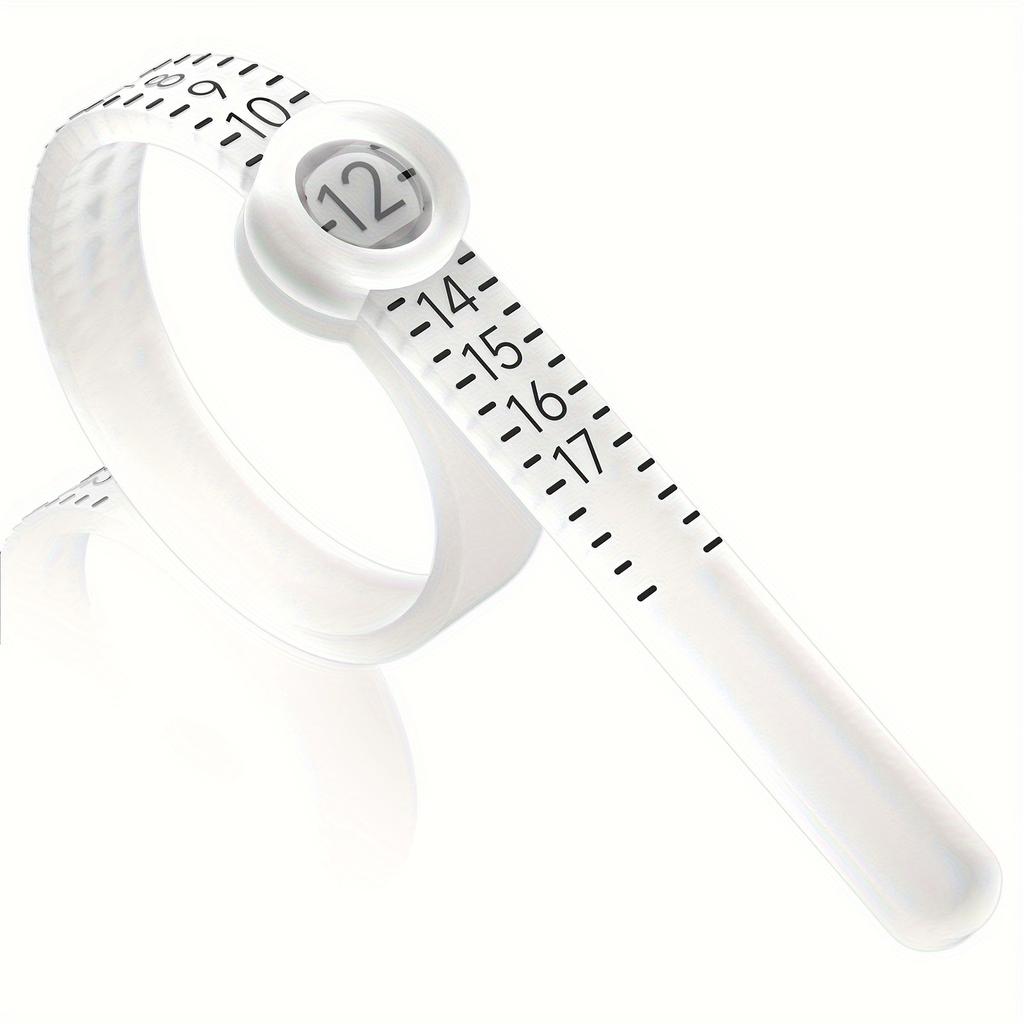 1-17 Ring Dimender American Measuring Tool with Magnifying Glass Ring Measuring Tape Ring Soft Ruler