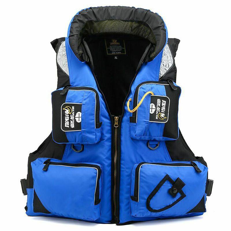Safety Life Jacket Vest Adjustable Buoyancy For Sailing Kayak Canoeing Fishing