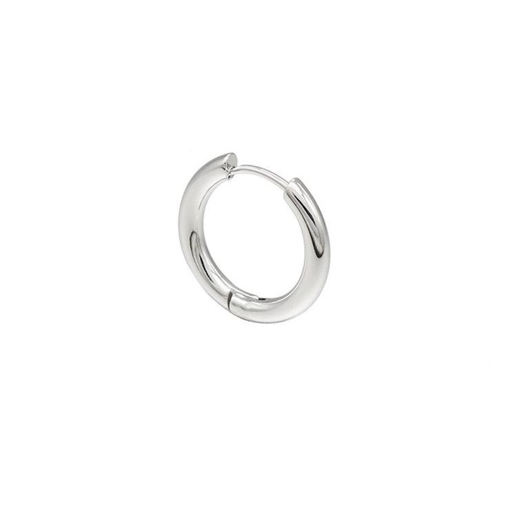1PCS New Simple Stainless Steel Small Hoop Earrings for Women Men Cartilage Ear Piercing Jewelry Pendientes Hombre Mujer