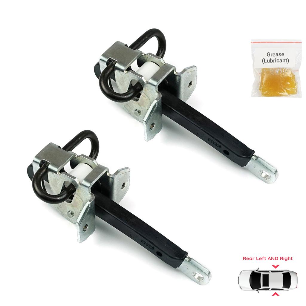 BDP1068-1 2 Pieces Rear Left AND Right Door Catch Hinge Brake Stop Check Strap Limiter for BMW 5 Series E39 1995-2004 4/5 Door 51228193448