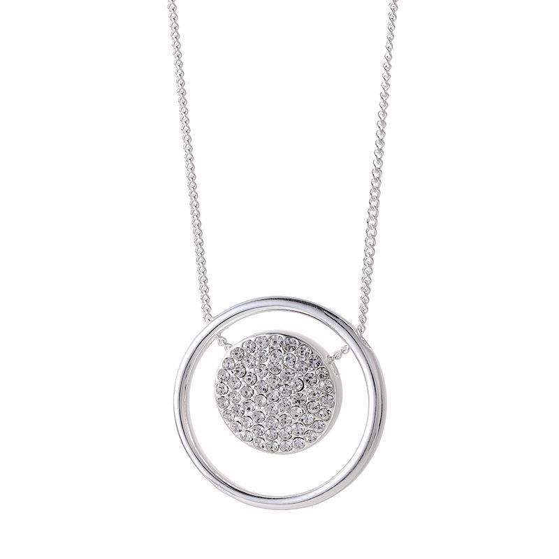 Sweater Chain Necklace Simple Fashion Pendant Temperament Collarbone Chain Jewelry Women'S High-End Necklace