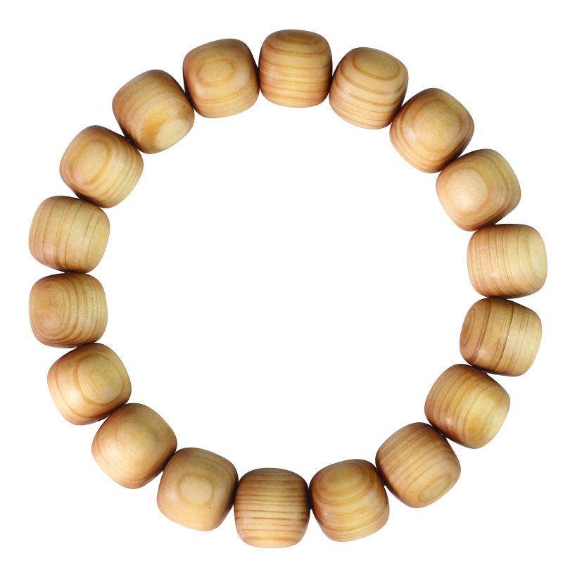 Yabai Handcrafted Aged Material Abacus Bead Bracelet for Men and Women
