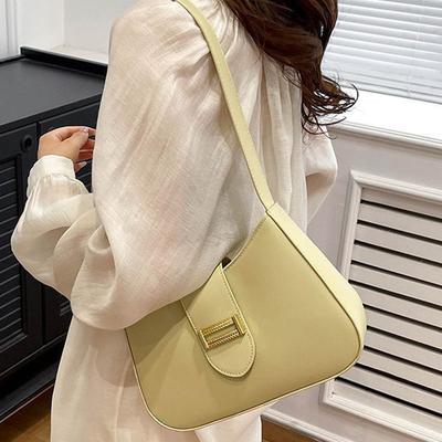 Baguette Women's Bag New Autumn and Winter Niche Design Dumpling Bag Commuter Shoulder Bag Armpit Bag