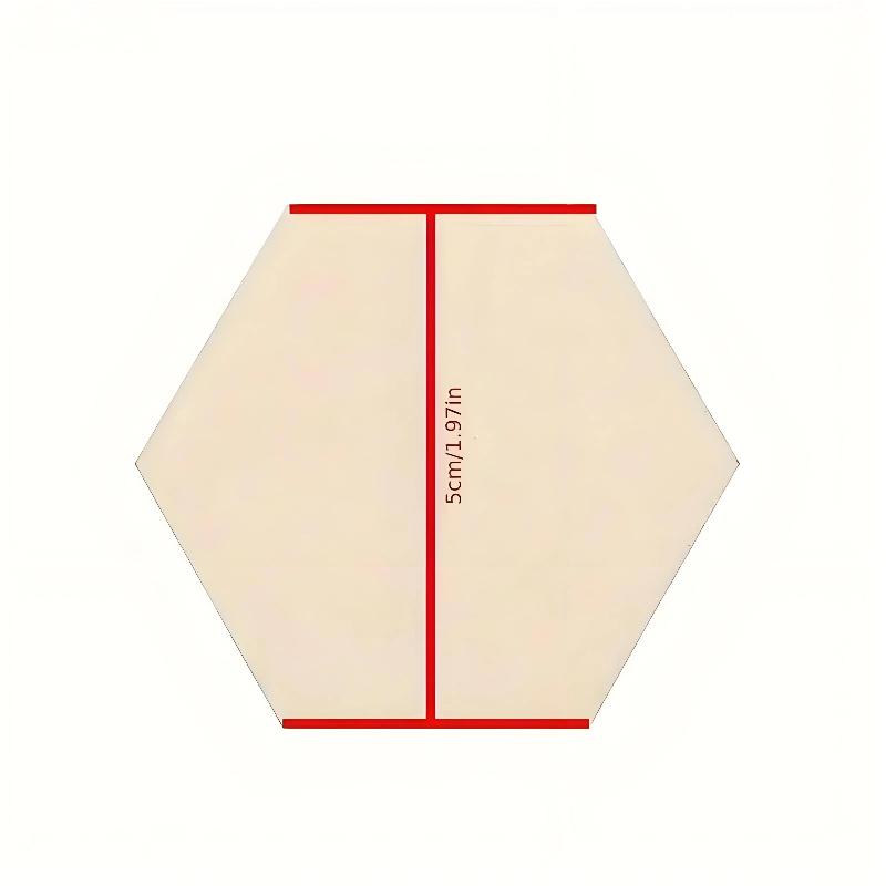 50 pieces of diy wooden hexagon craft material, perfect for diy crafts, painting and graffiti - perfect for weddings