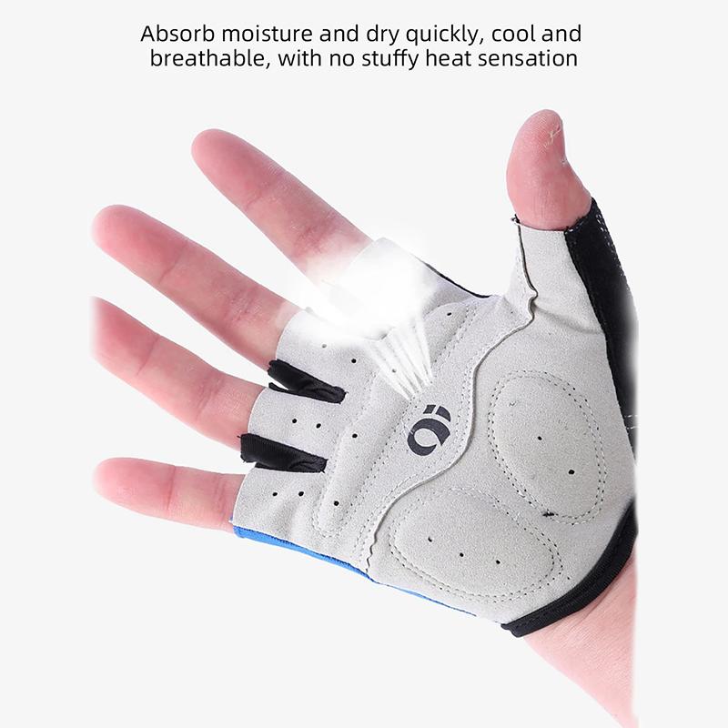 Half-finger Cycling Gloves Anti-slip Shock-absorbing Breathable Gloves Fingerless Sports Fitness Training Cycling Equipment
