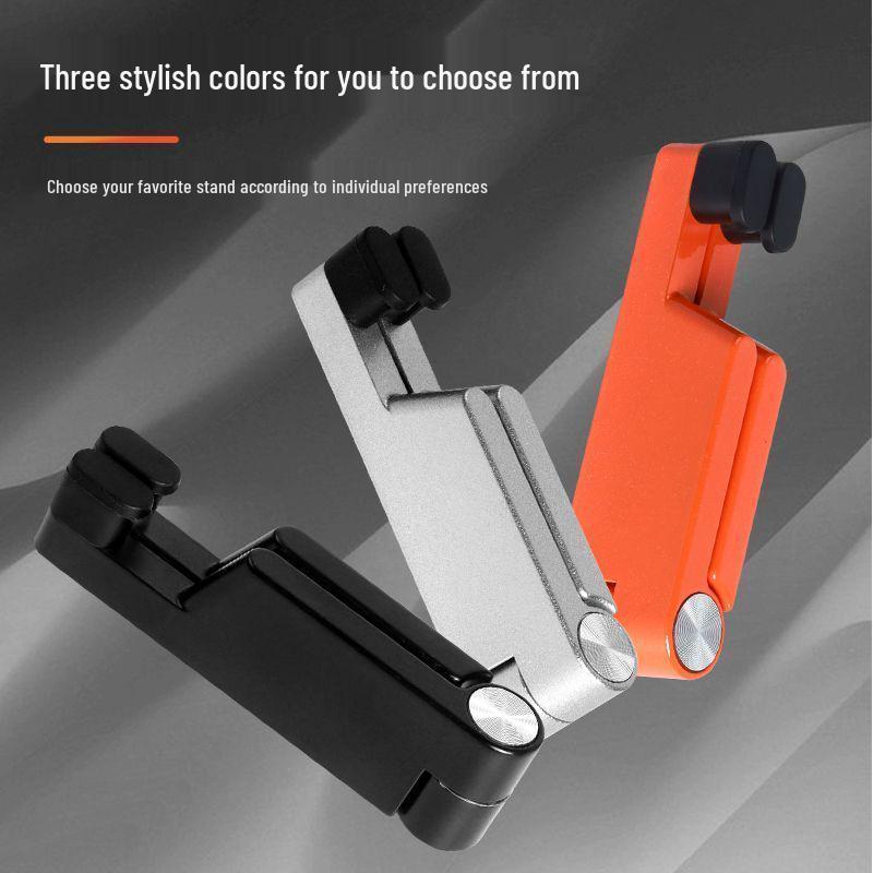 Compact V-Shaped Aluminum Phone Holder for Live Streaming & Travel