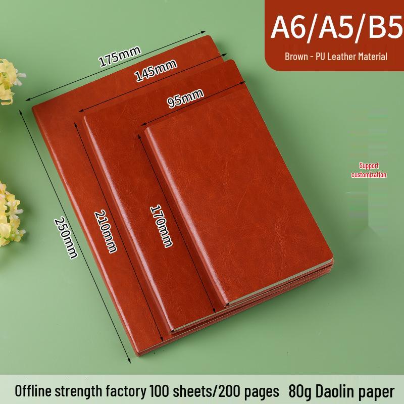Custom Logo A5 Business Meeting Notebook - Personalized High-Value Gift
