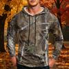 Men's Printed Loose Fit Casual Hoodie with Pocket and Drawstring