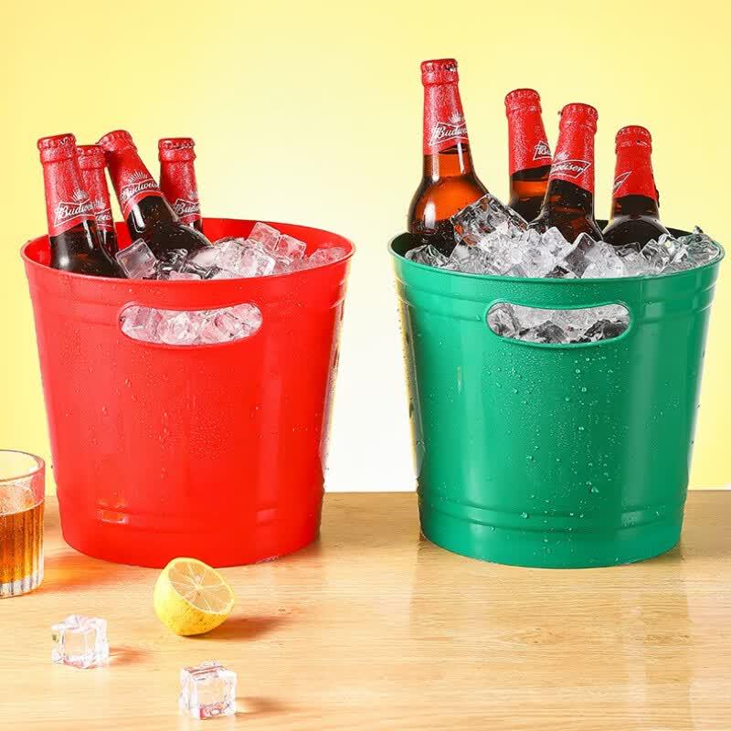 Heavy-Duty Plastic Ice Bucket