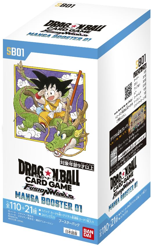 

BANDAI Dragon Ball Super Card Game Fusion World MANGA BOOSTER 01 24 пачки [SB01] (BOX)